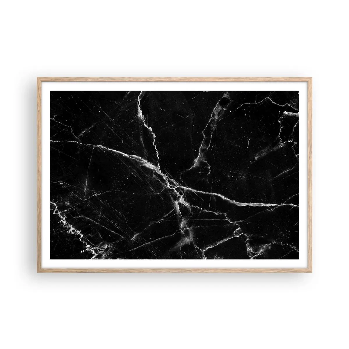 Poster in cornice rovere chiaro - La vita segreta delle pietre - 100x70 cm