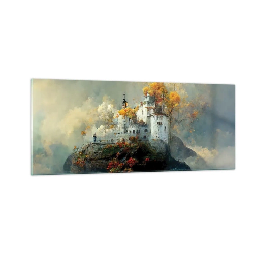Quadro su vetro - Inizio di una storia romantica - 100x40 cm