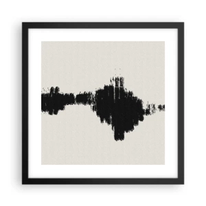 Poster in cornice nera - Le vibrazioni della fantasia - 40x40 cm