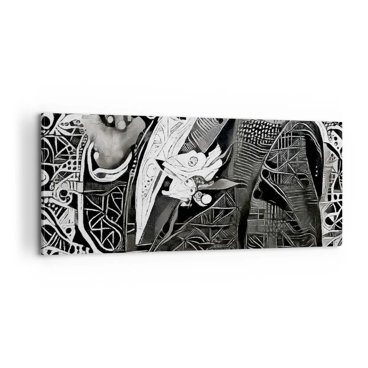 Quadro su tela - Stampe su Tela - Solo in apparenza un uomo grigio - 100x40 cm