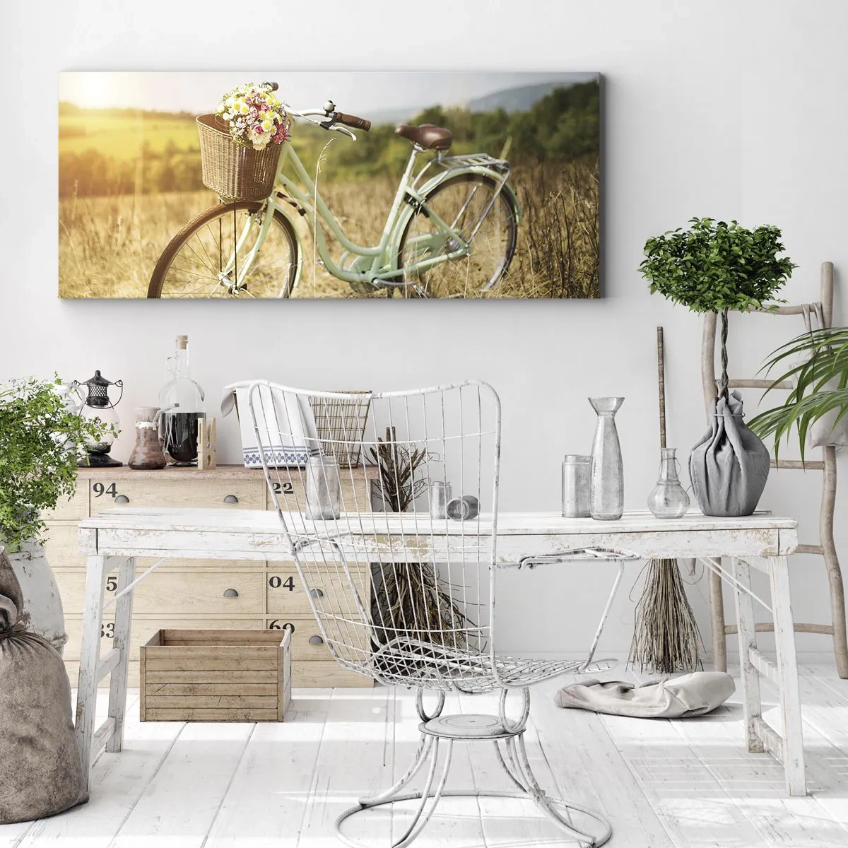 Quadro su tela - Stampe su Tela - Resto qui un attimo - 100x40 cm