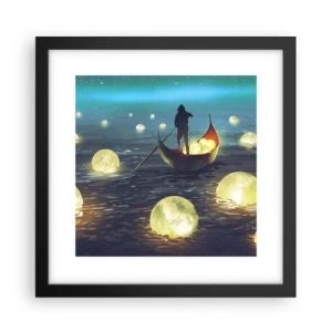 Poster in cornice nera - Cose che neanche i filosofi hanno sognato - 30x30 cm