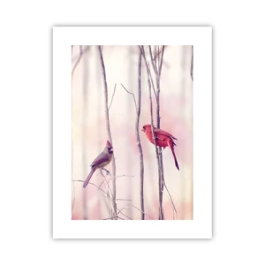 Poster - Il racconto del bosco rosa - 30x40 cm