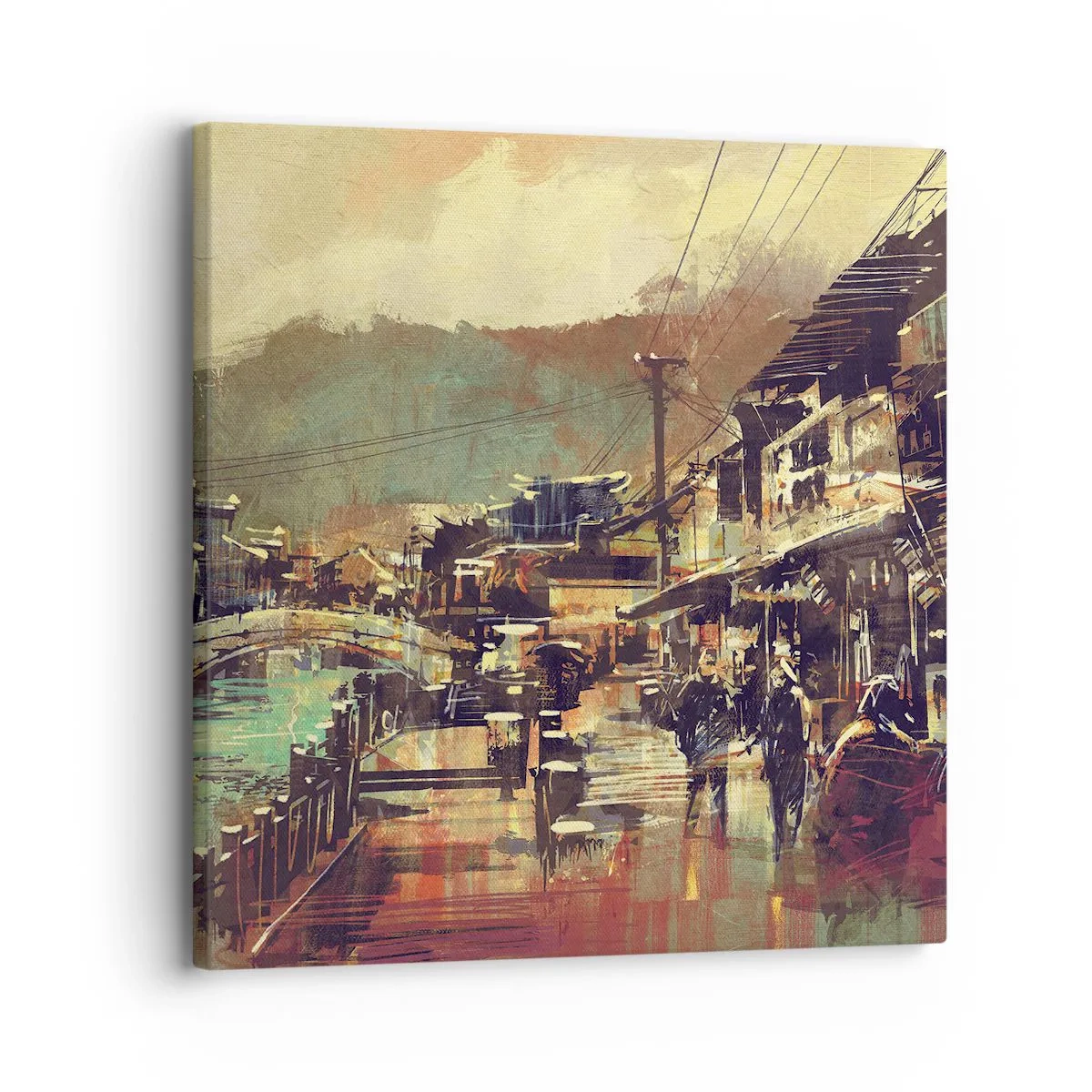 Quadro su tela - Stampe su Tela - La vita come ricchezza di grigio - 30x30 cm