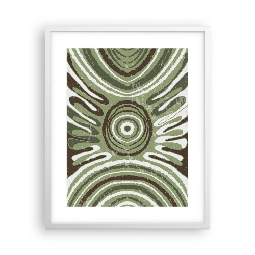 Poster in cornice bianca - Esplosione di emozioni - 40x50 cm