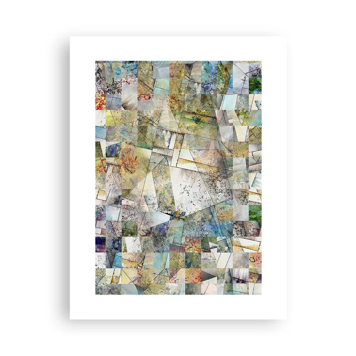 Poster - Rimpasto geometrico - 30x40 cm