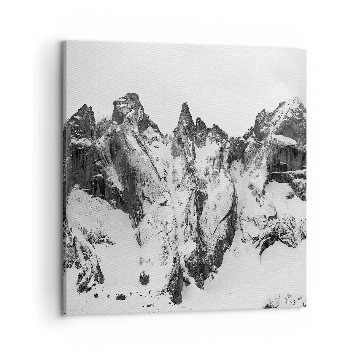 Quadro su tela - Stampe su Tela - Cresta minacciosa di granito - 50x50 cm