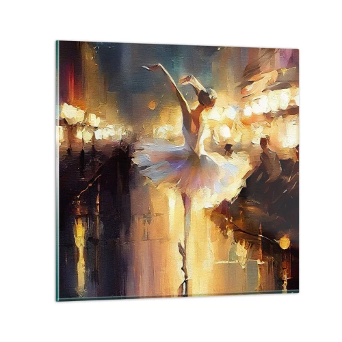 Quadro su vetro - Miracolo nella strada - 70x70 cm