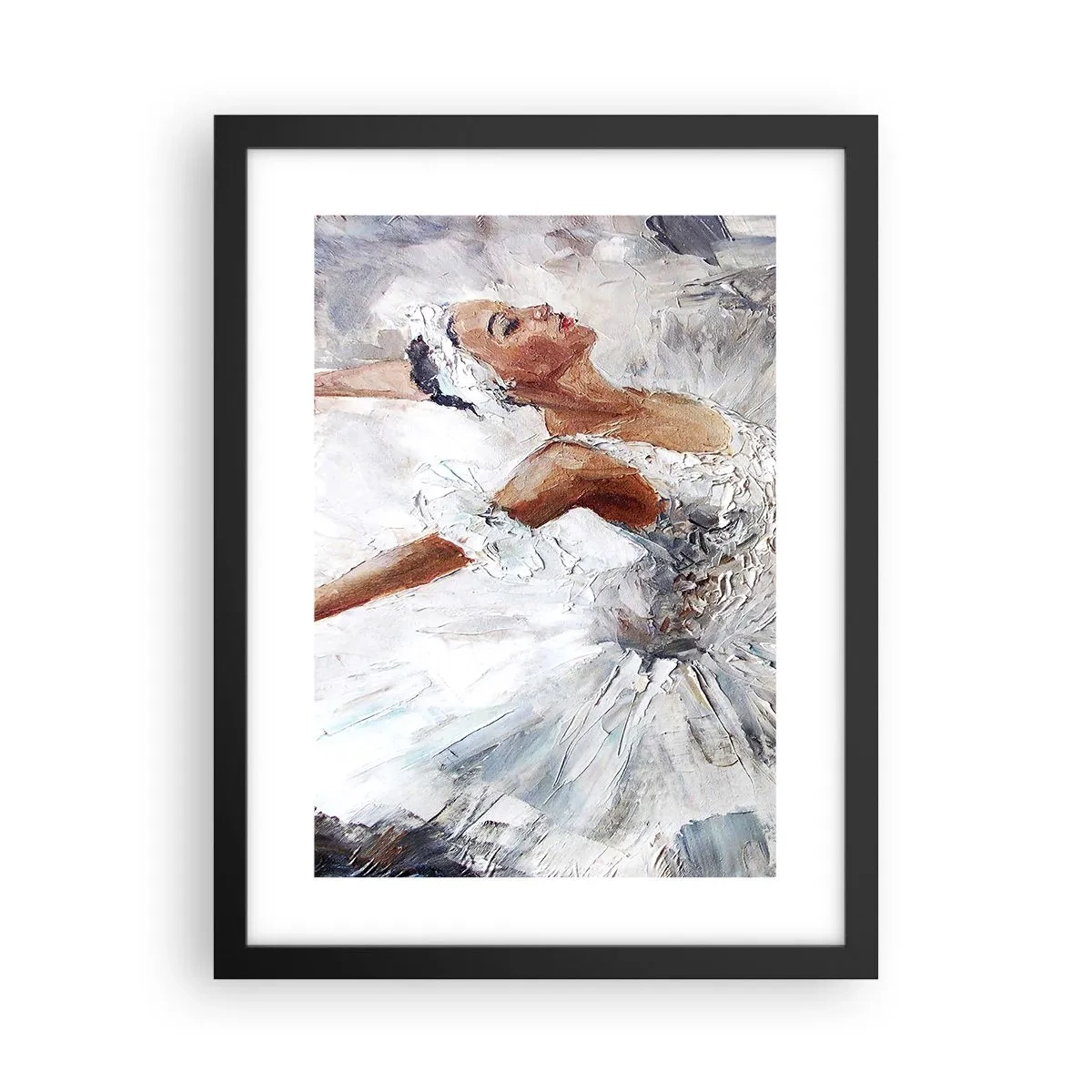 Poster in cornice nera - Delicata e leggera come il tulle - 30x40 cm