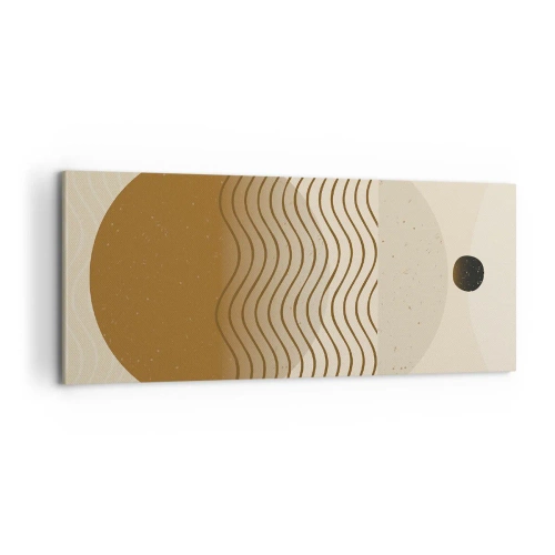 Quadro su tela - Stampe su Tela - Sull'origine delle figure geometriche - 100x40 cm