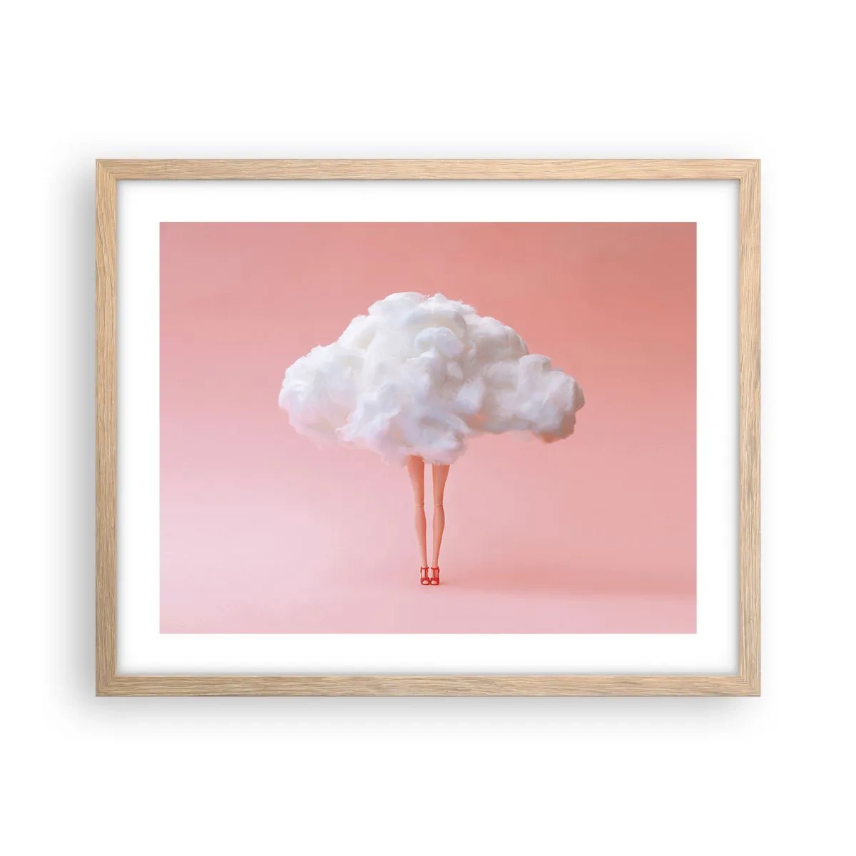 Poster in cornice rovere chiaro - Dolce promessa - 50x40 cm