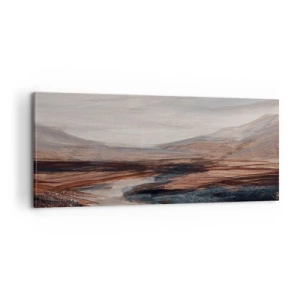 Quadro su tela - Stampe su Tela - Valle tranquilla - 100x40 cm
