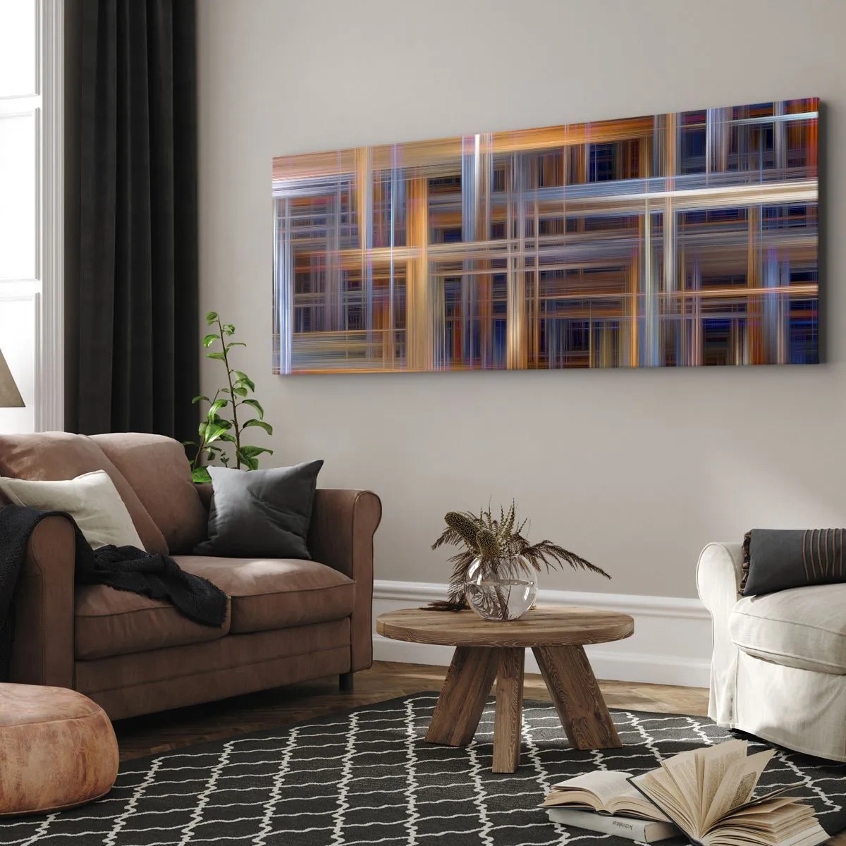 Quadro su tela - Stampe su Tela - Tessute con la luce - 100x40 cm