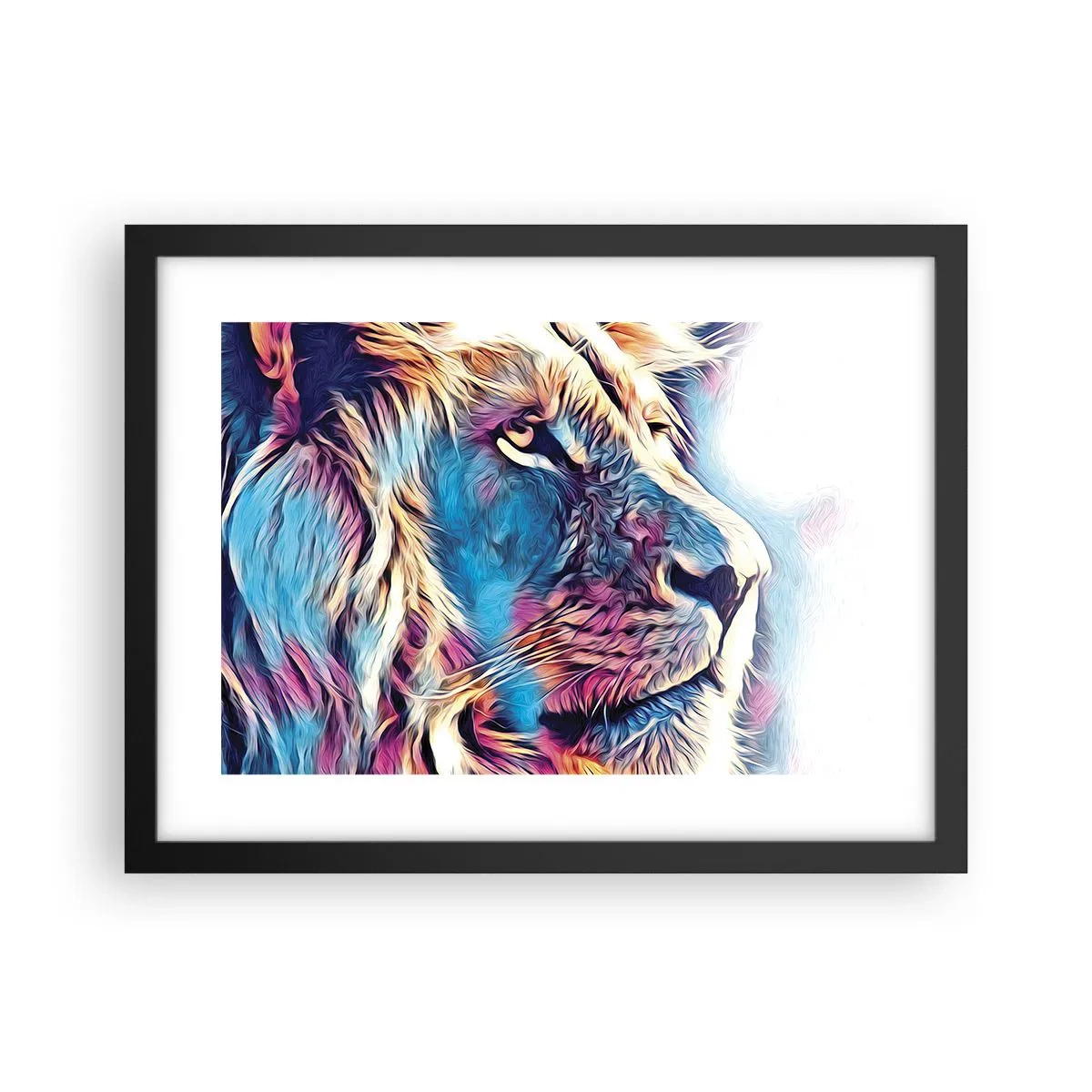 Poster in cornice nera - La saggezza della natura - 40x30 cm