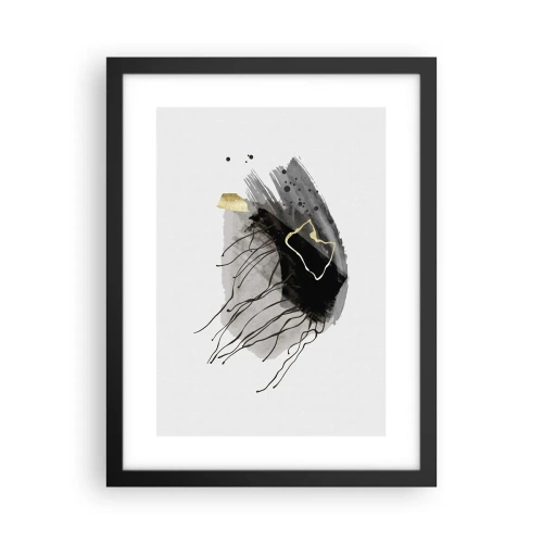 Poster in cornice nera - In nero e in oro - 30x40 cm