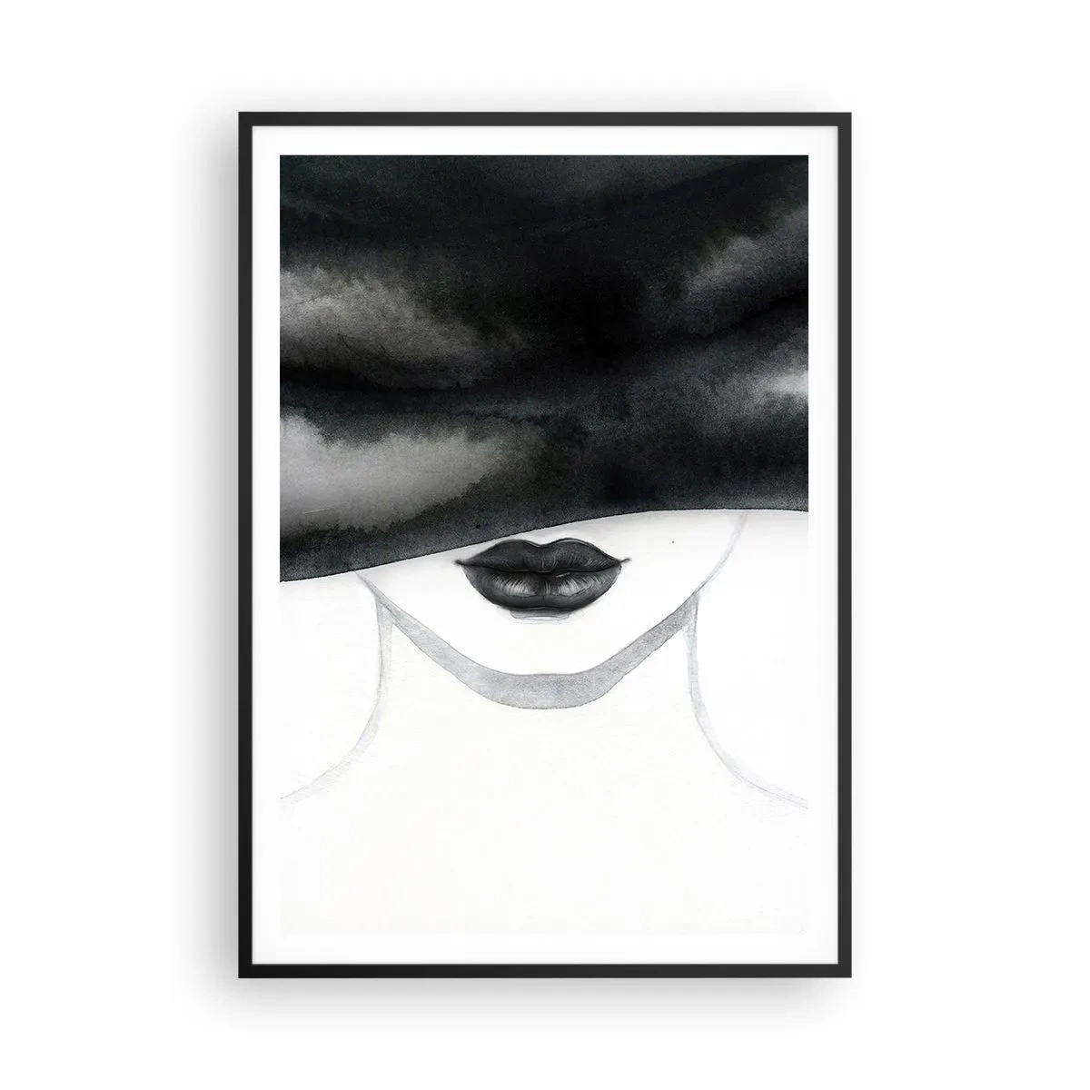 Poster in cornice nera - Il segreto dei sensi - 70x100 cm