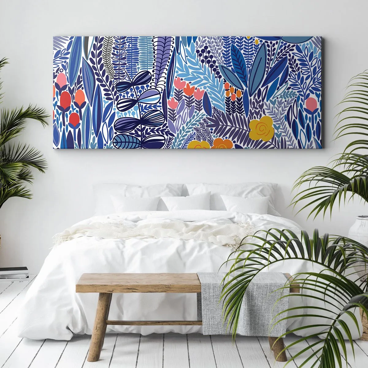 Quadro su tela - Stampe su Tela - Il giardino delle Hawaii - 100x40 cm
