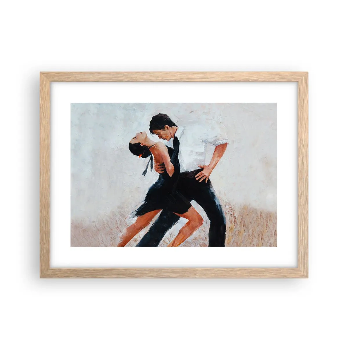 Poster in cornice rovere chiaro - Il tango dei miei sogni - 40x30 cm