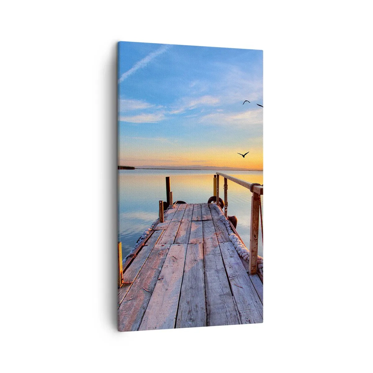 Quadro su tela - Stampe su Tela - Camminando verso il sole - 45x80 cm