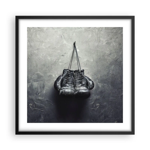 Poster in cornice nera - Tempo di lotte e tempo di pace - 50x50 cm