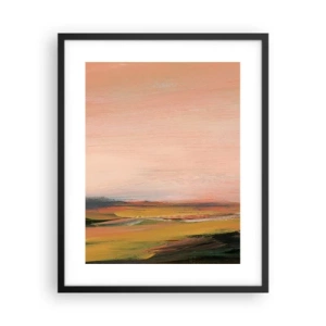 Poster in cornice nera - In tonalità di rosa - 40x50 cm