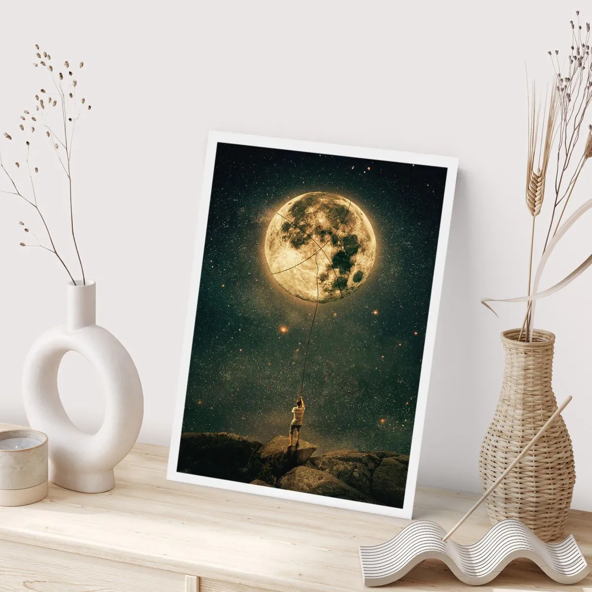 Poster - Chi ha rubato la luna - 30x40 cm
