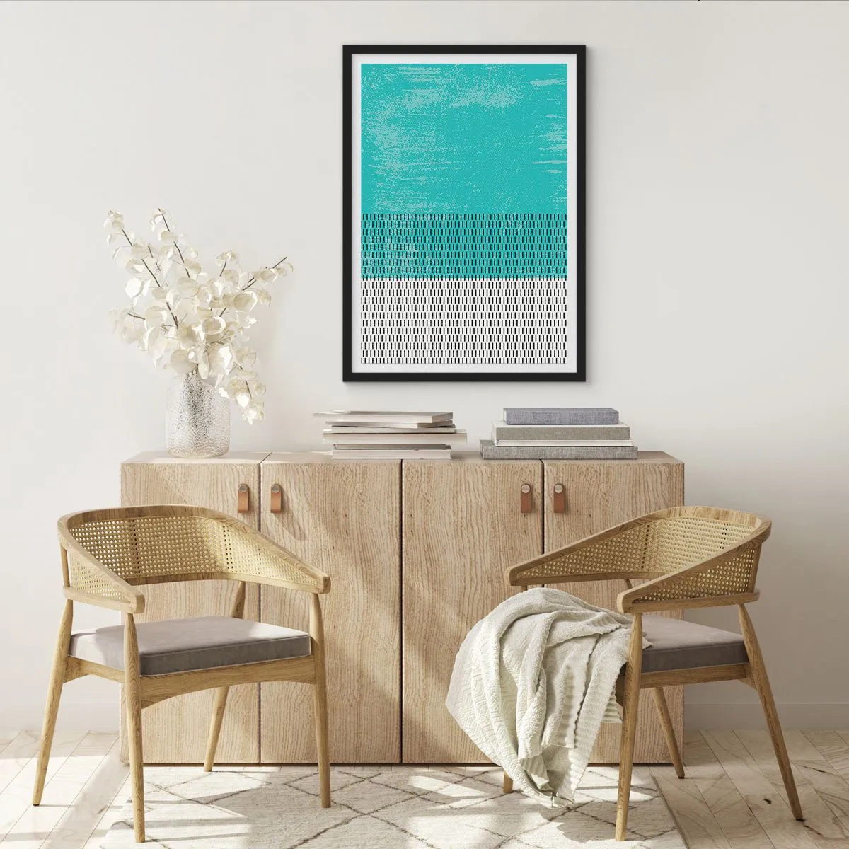 Poster in cornice nera - Composizione equilibrata - 40x50 cm