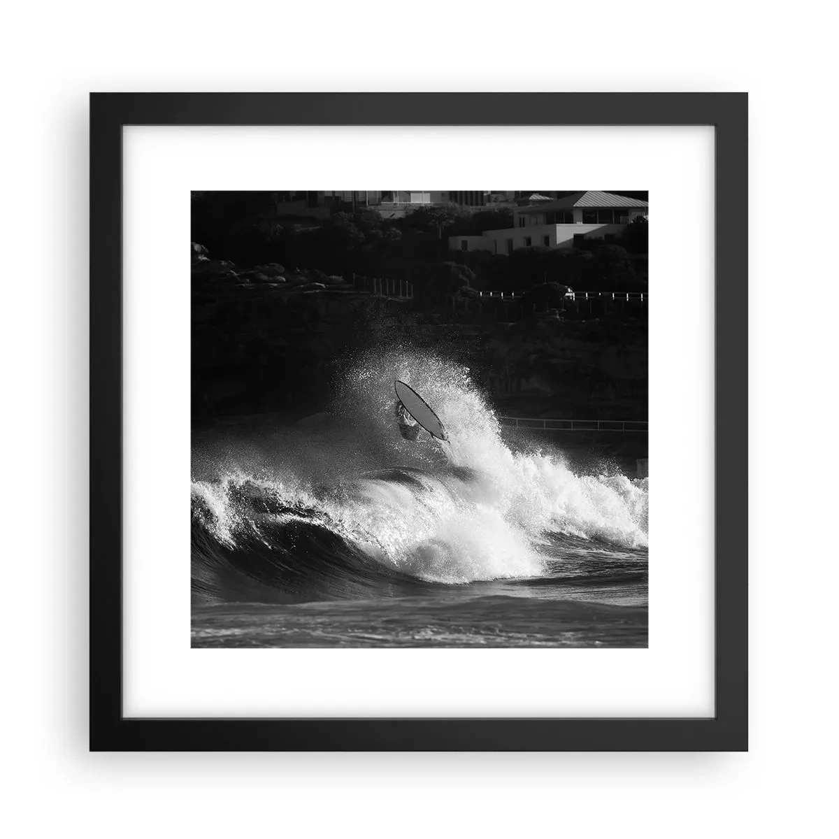 Poster in cornice nera - Sfida accettata! - 30x30 cm