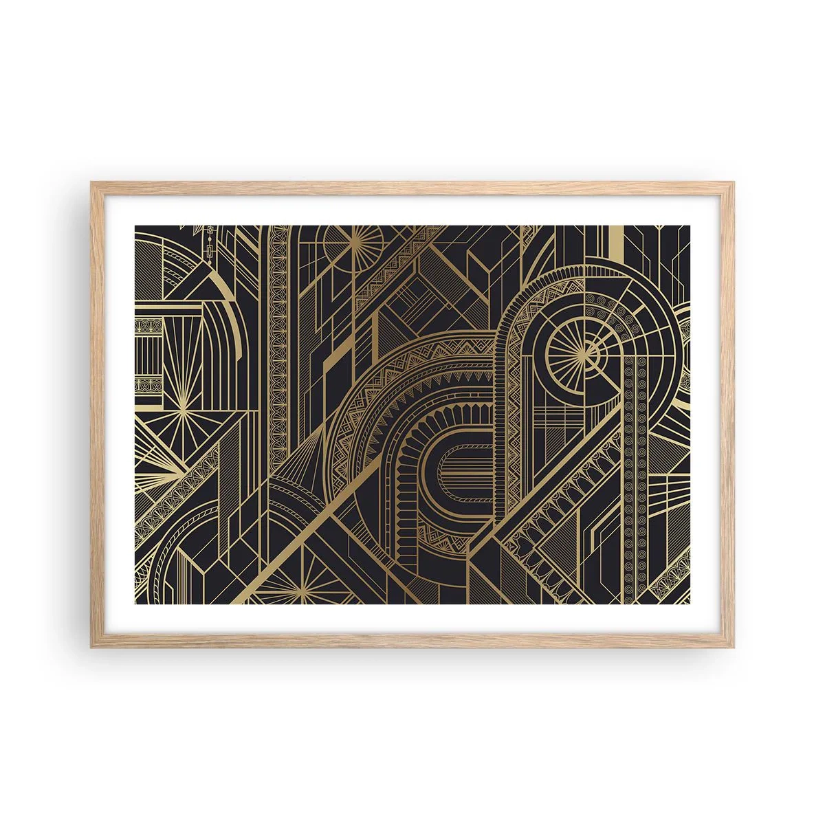 Poster in cornice rovere chiaro - Concetti, idee, progetti - 70x50 cm