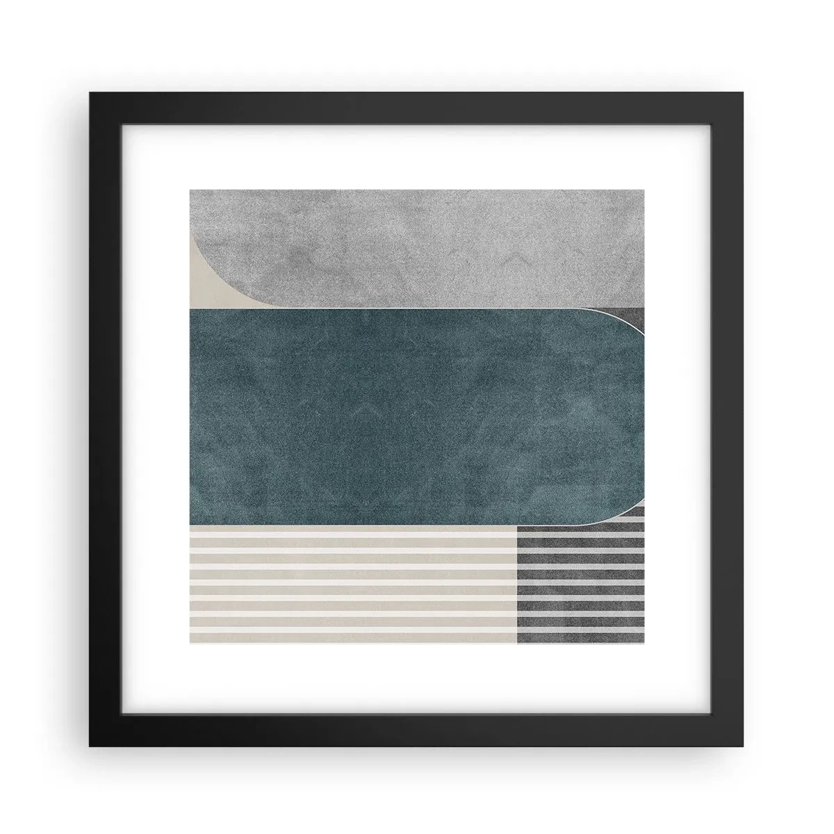 Poster in cornice nera - Composizione orizzontale  - 30x30 cm