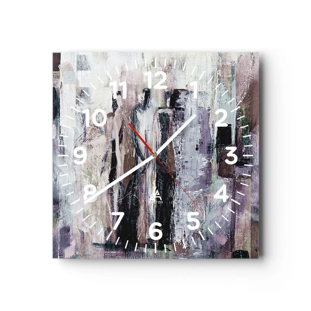 Orologio da parete - Orologio in Vetro - Triade misteriosa - 30x30 cm