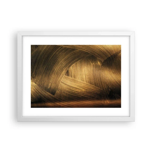 Poster in cornice bianca - Nel labirinto d'oro - 40x30 cm