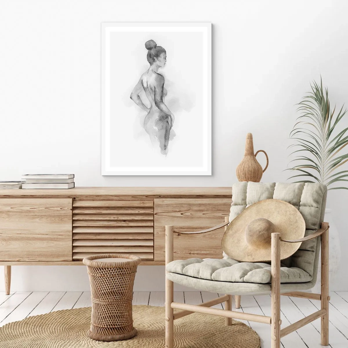 Poster in cornice bianca - Bella come un quadro - 30x40 cm