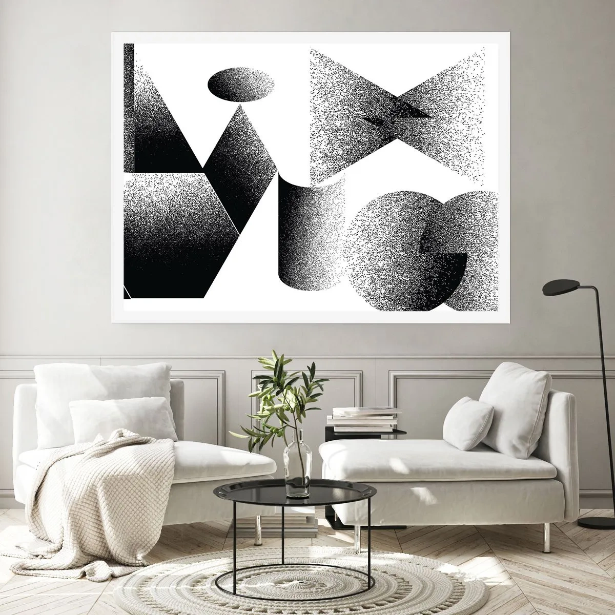 Poster - Angoli e ovali - 40x30 cm