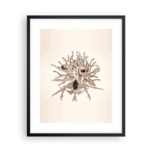 Poster in cornice nera - Fiorendo nella danza - 40x50 cm