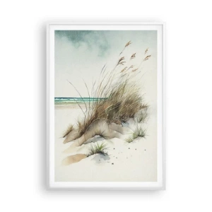 Poster in cornice bianca - Avvolti dalla sabbia - 70x100 cm