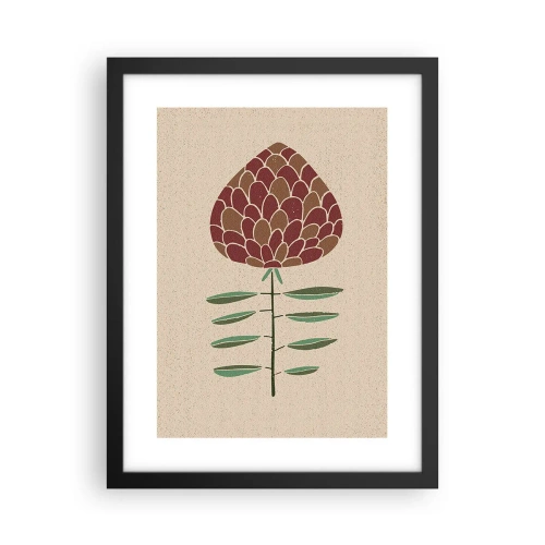 Poster in cornice nera - Che grande pigna - 30x40 cm