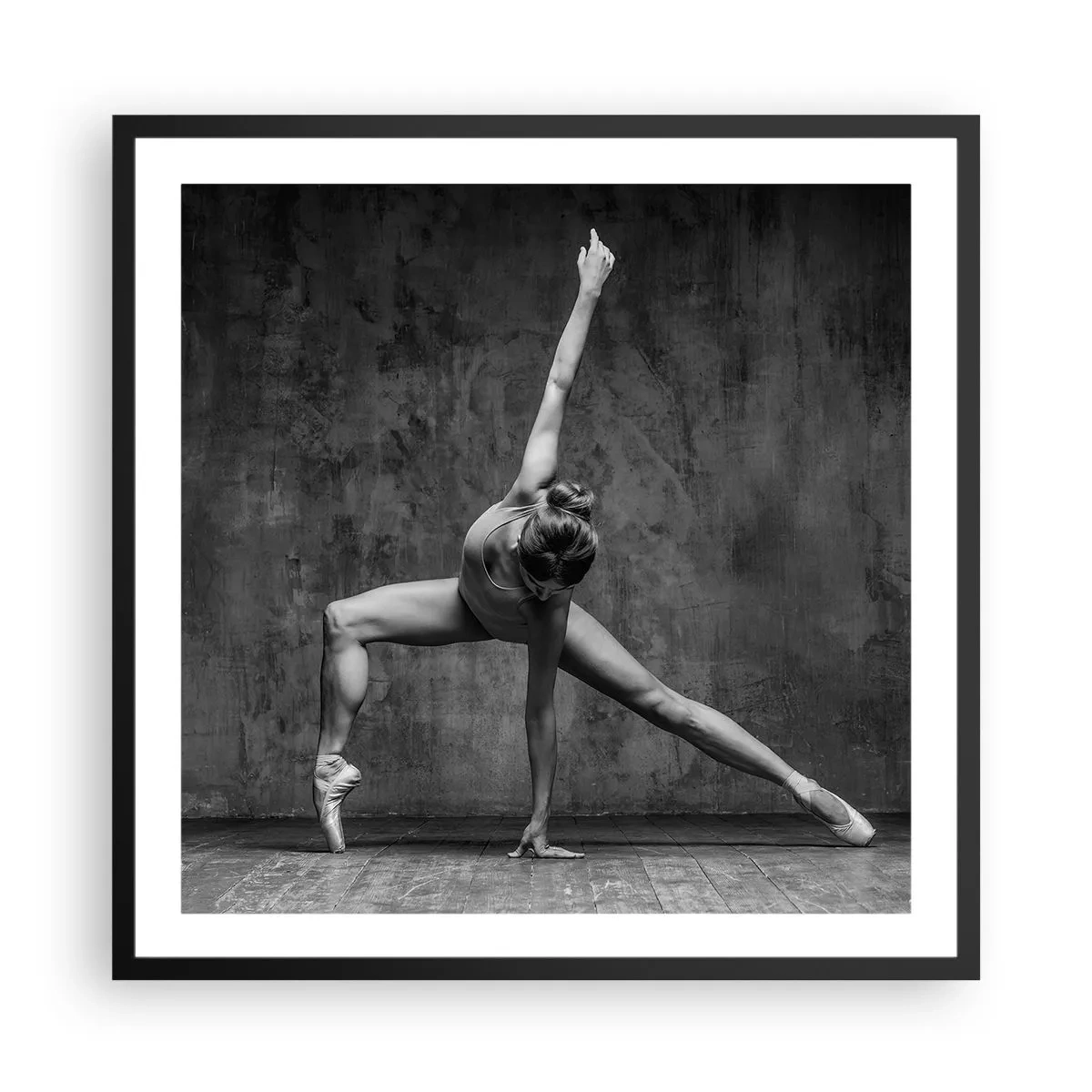 Poster in cornice nera - Ideale di equilibrio - 60x60 cm