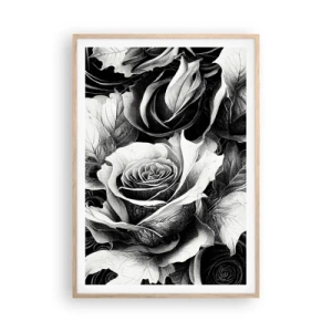 Poster in cornice rovere chiaro - Sempre regina - 70x100 cm