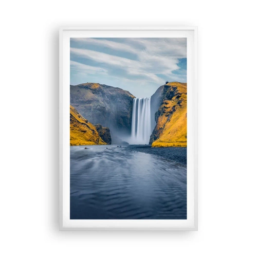 Poster in cornice bianca - Durata eterna, movimento eterno - 61x91 cm