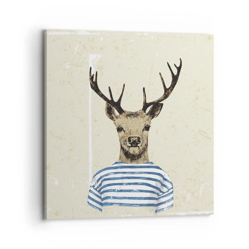 Quadro su tela - Stampe su Tela - Mi piacciono le camicie a righe! - 70x70 cm