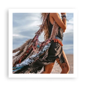 Poster - La donna dello sciamano - 60x60 cm