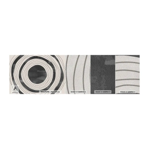 Campione di Fotomurale Premium Canvas - Proprio al centro - Ruote, Minimalismo, Invecchiato - 100x30 cm