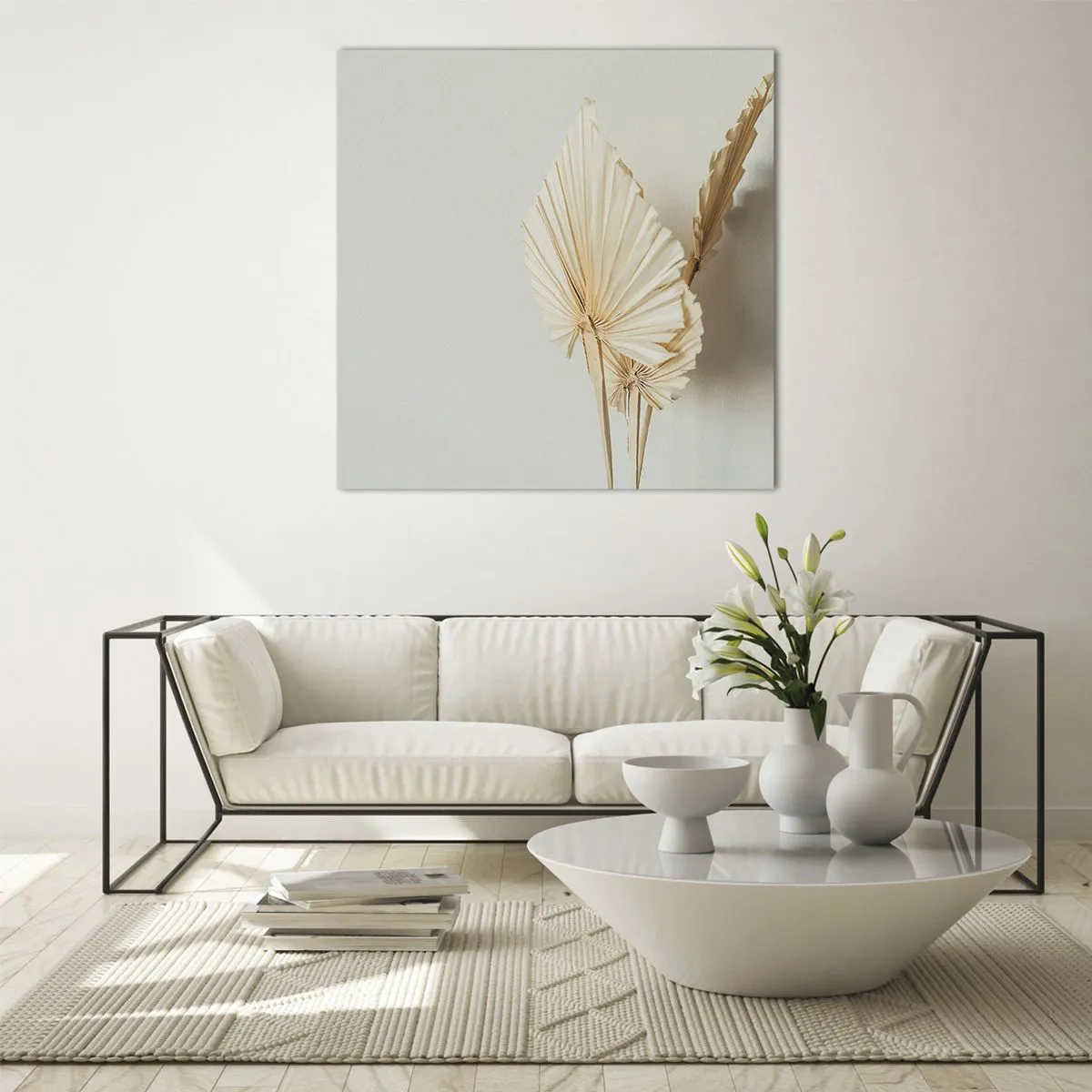 Quadro su vetro - Quando serve il sollievo - 50x50 cm