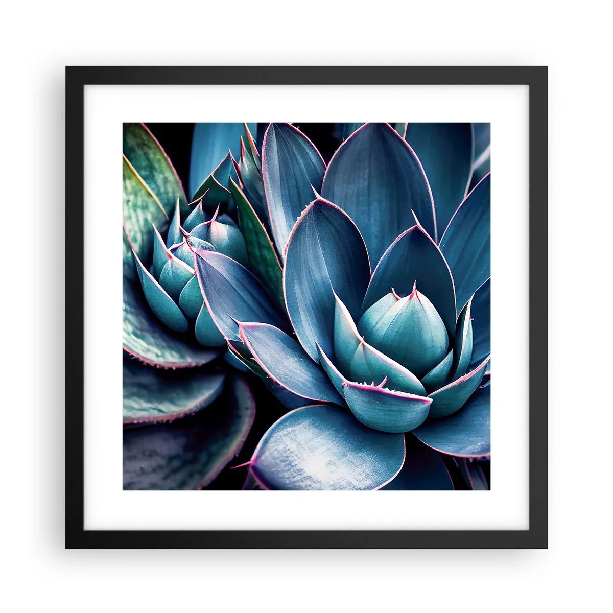 Poster in cornice nera - Forza vitale - 40x40 cm