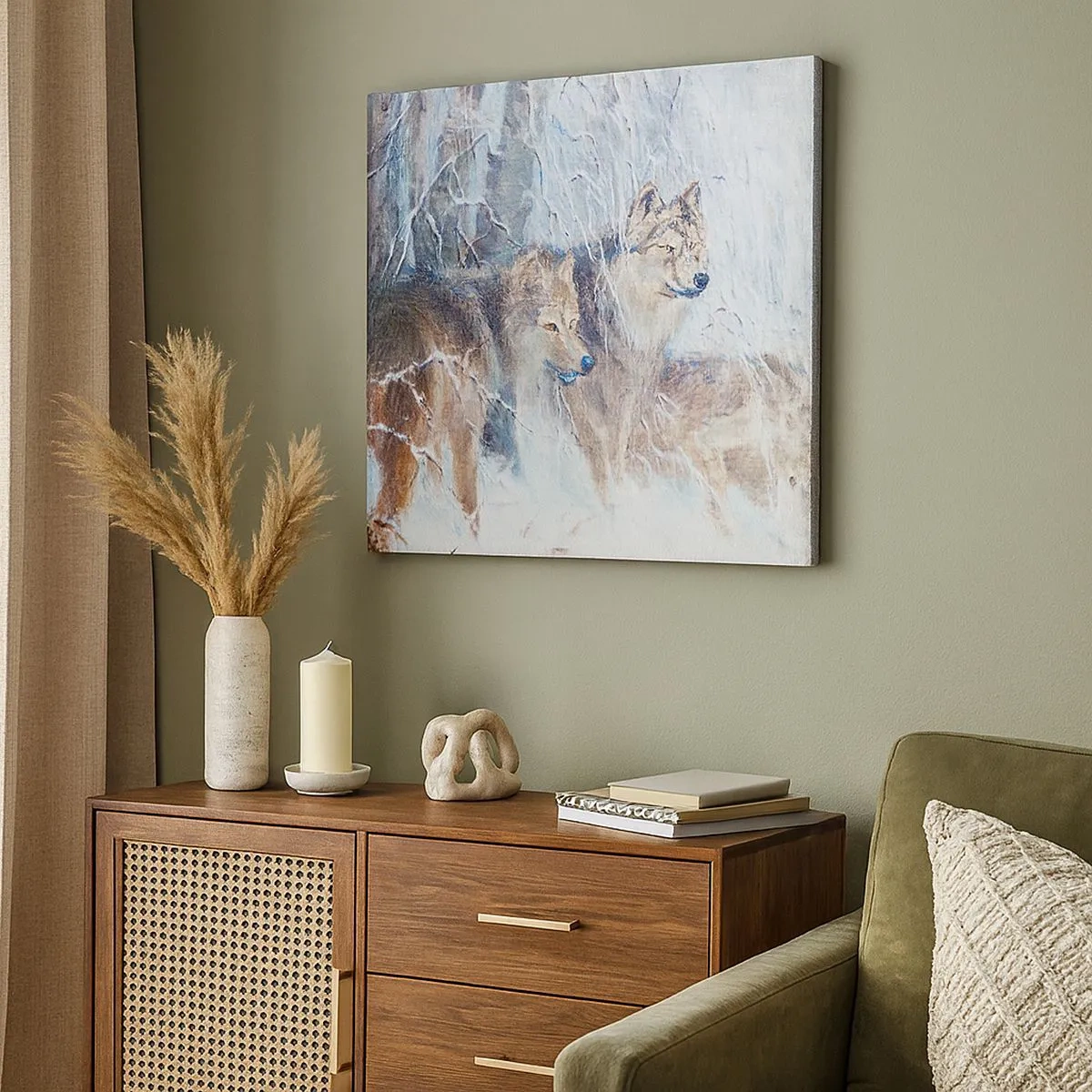 Quadro su tela - Stampe su Tela - Attenzione! In arrivo... - 30x30 cm