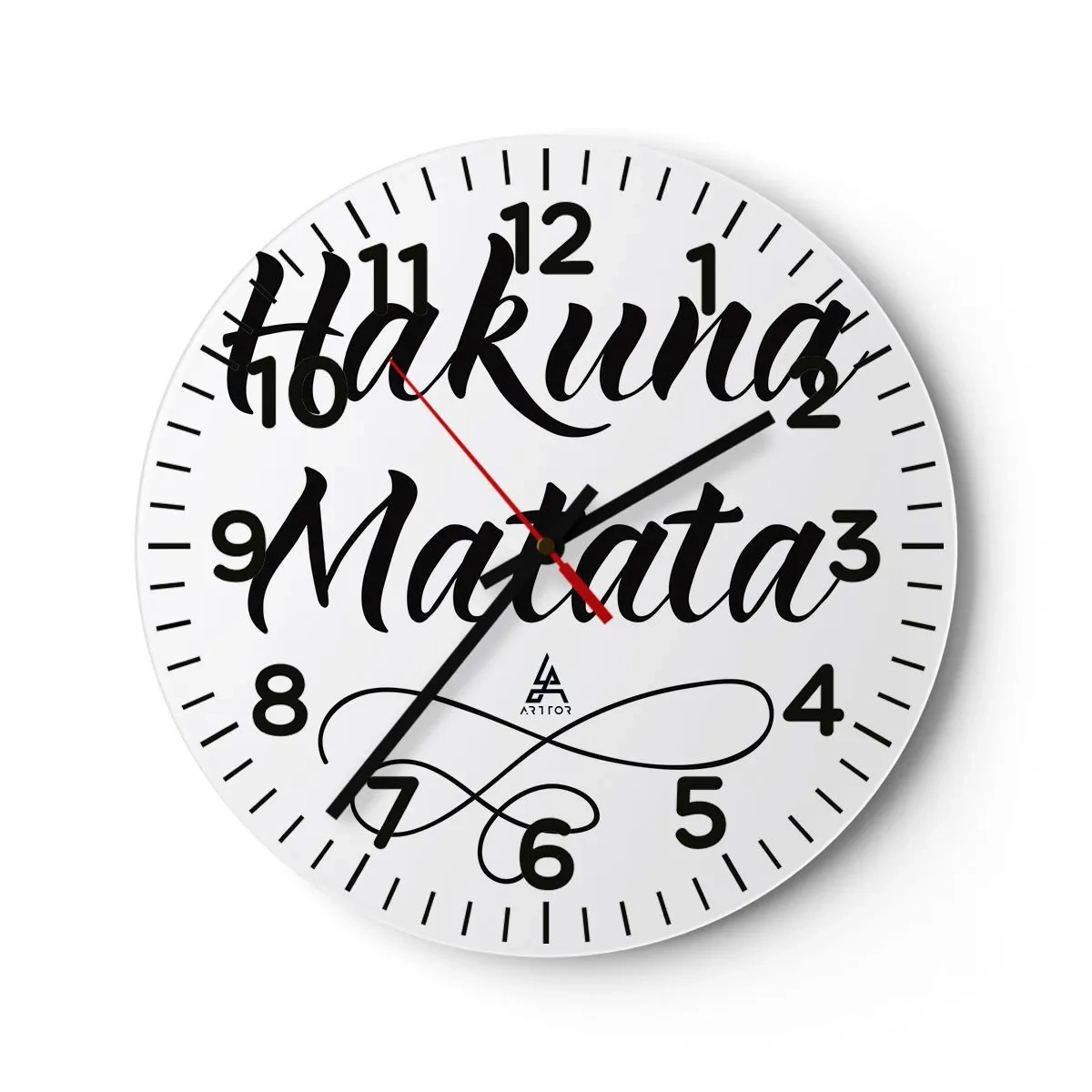 Orologio da parete - Orologio in Vetro - Il miglior consiglio - 30x30 cm