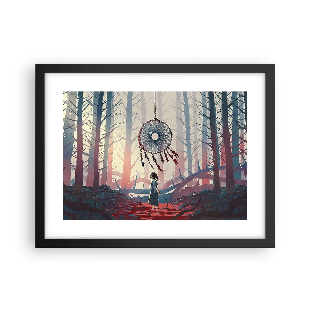 Poster in cornice nera - Il rituale segreto della felicità - 40x30 cm