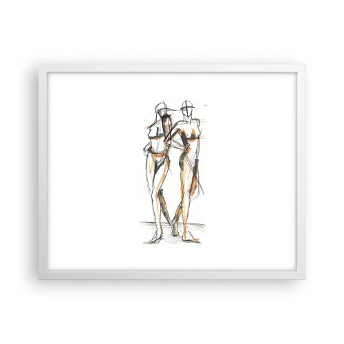 Poster in cornice bianca - Studio di armonia - 50x40 cm