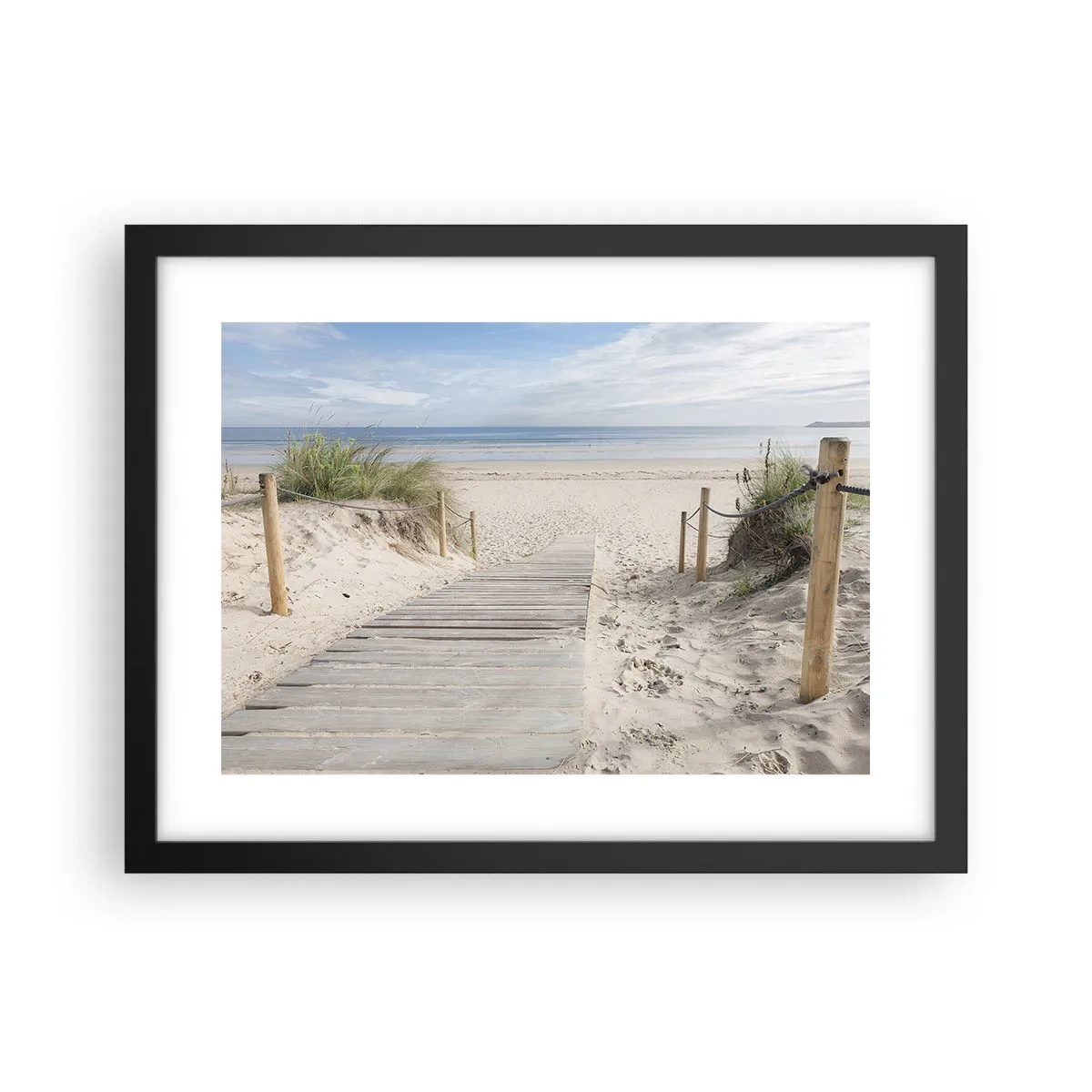 Poster in cornice nera - Fino all'orizzonte - 40x30 cm